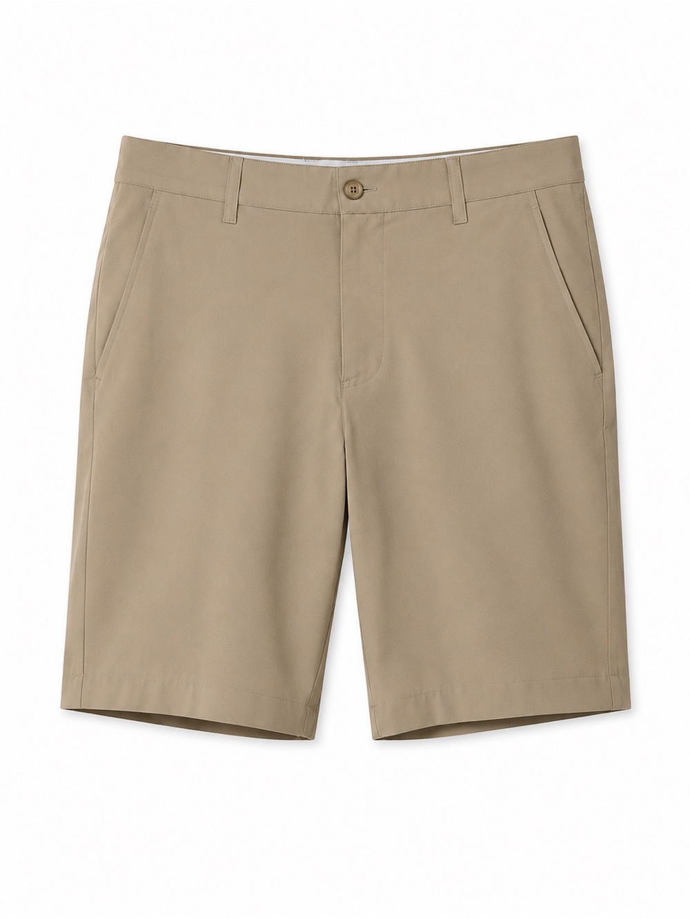 FootJoy Men's Tan Flat-Front Golf Shorts